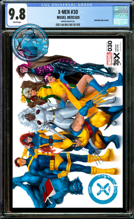 X-MEN #30 MIGUEL MERCADO EXCLUSIVE TRADE VARIANT [CGC 9.8 BLUE LABEL]
