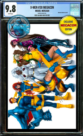 X-MEN #30 (TEAM SHOT) MIGUEL MERCADO MEGACON 2024 EXCLUSIVE VIRGIN VARIANT [CGC 9.8 BLUE LABEL]