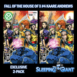 FALL OF THE HOUSE OF X #4 KAARE ANDREWS EXCLUSIVE TRADE & VIRGIN VARIANT PACK (APR24)