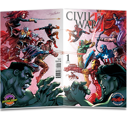 Civil War II #1 Neal Adams Sleeping Giant Variant Variant Cover